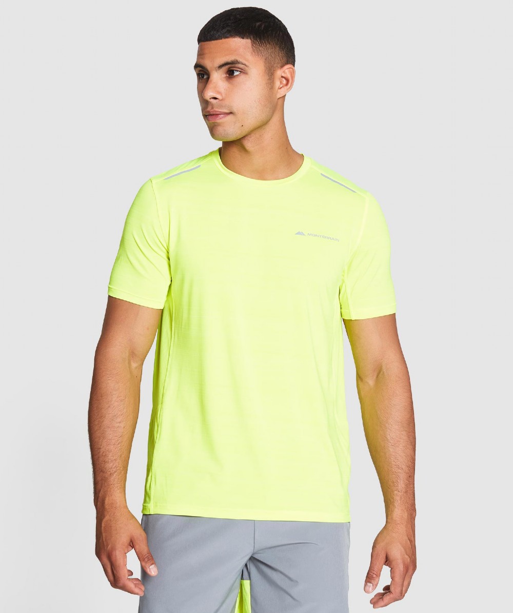 Lyder Space Dye T-Shirt | Safety Yellow | Monterrain