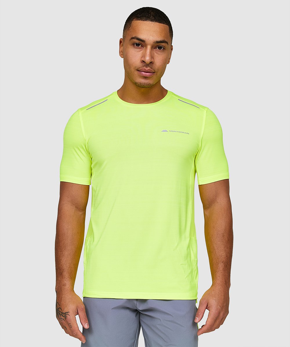 Lyder 2.0 Space Dye T-Shirt | Safety Yellow | Monterrain