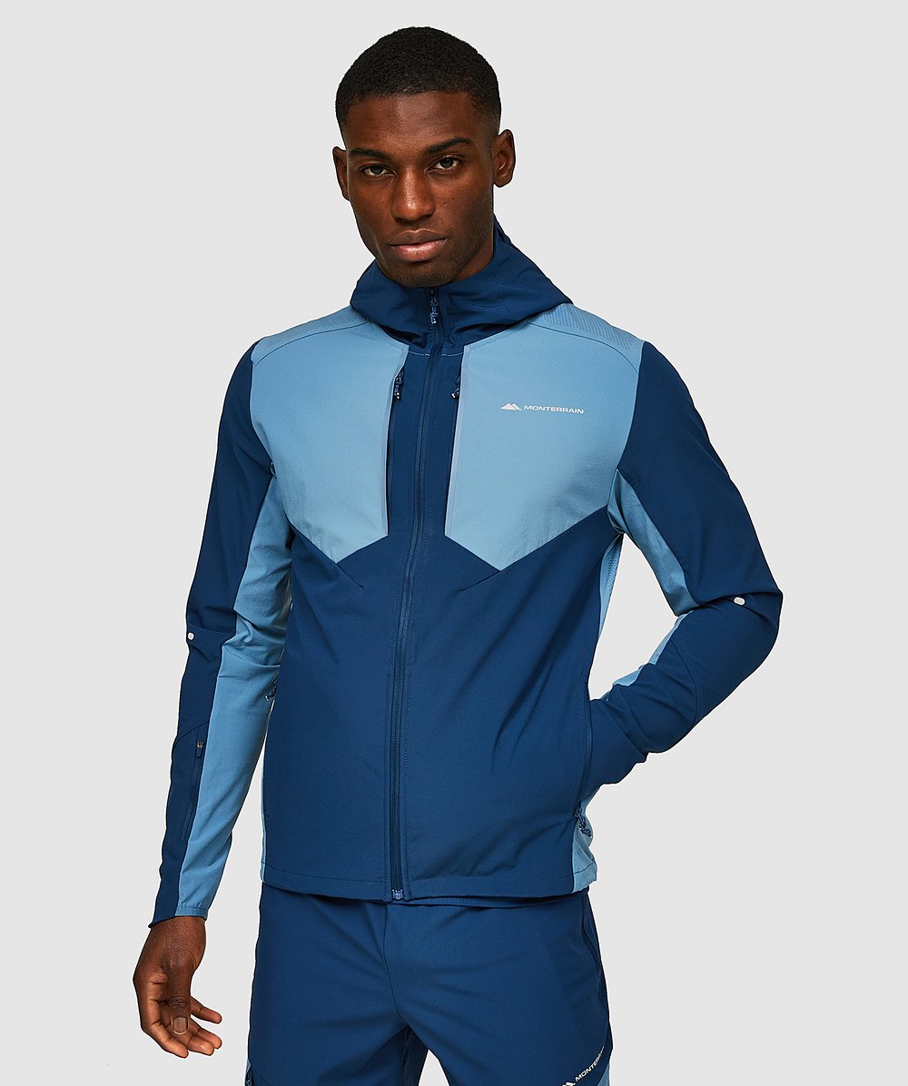 Dynamic Woven Running Hoodie | TItan | Monterrain