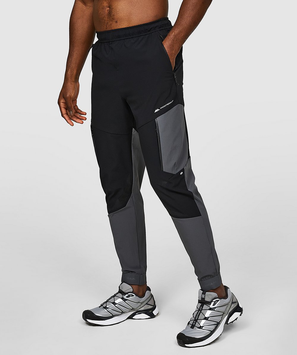 Dynamic Running Pant | Black / Iron Gate | Monterrain