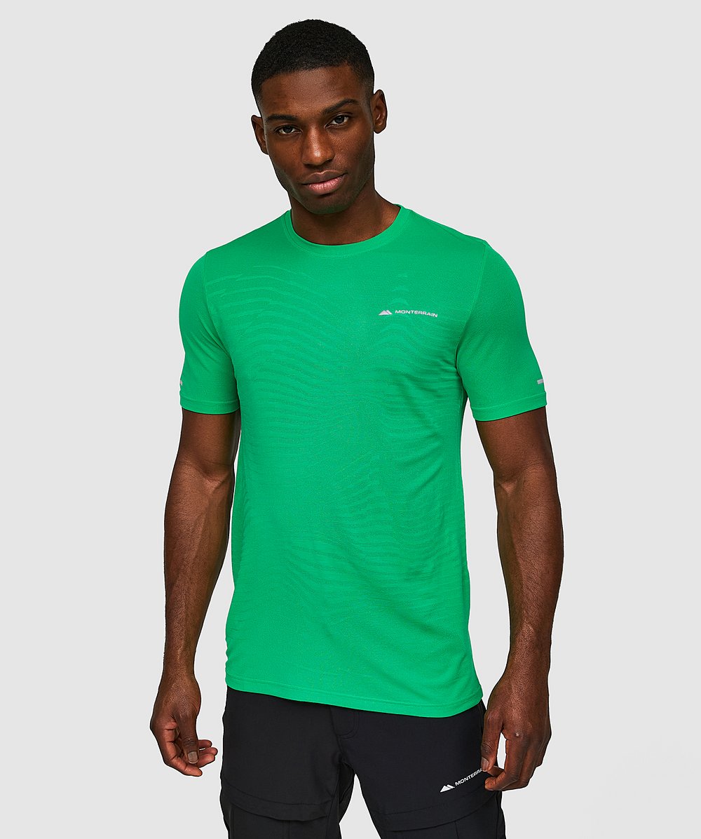 Influx Seamless T-Shirt | Island Green | Monterrain