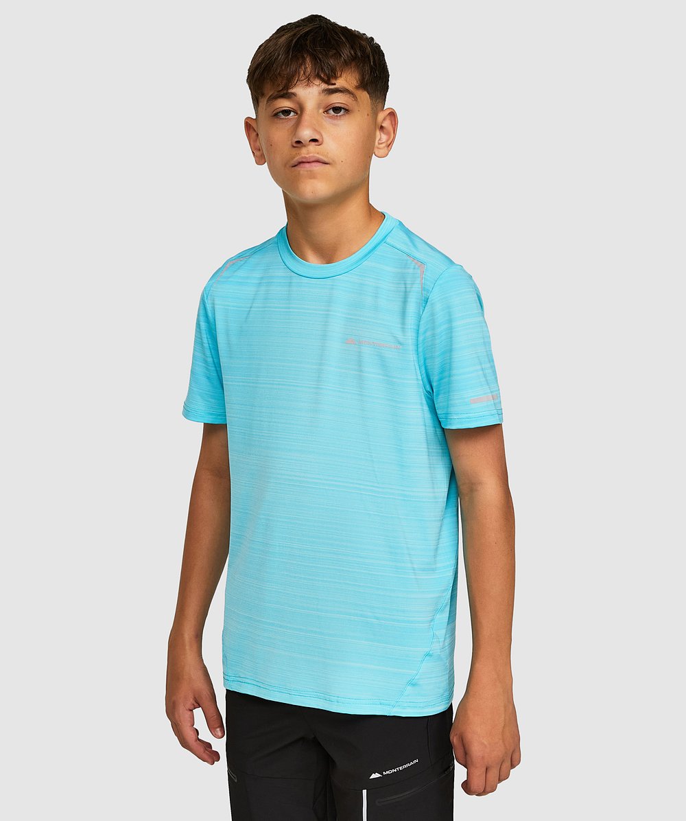 Junior Bolt 2.0 Space Dye T-Shirt | Bluefish | Monterrain