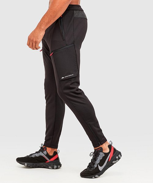 Lemont Woven Running Pant | Black | Monterrain