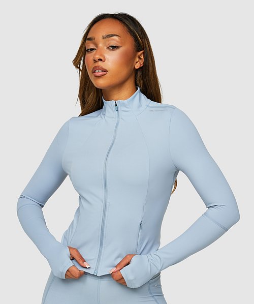 Womens Flow Full Zipped Long Sleeve T-Shirt