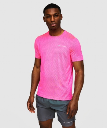 Pink nike miler hot sale t shirt mens